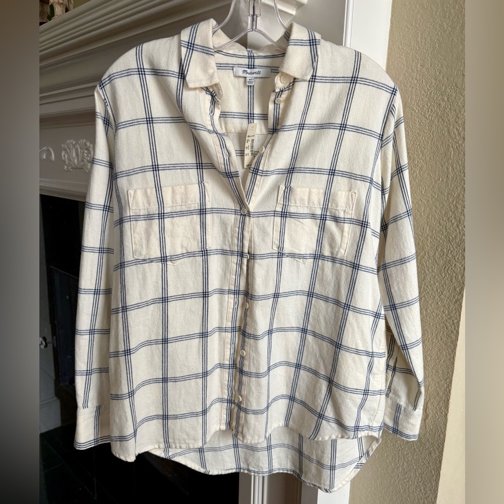 Madewell NWT button down shirt Size XS